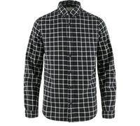 Fjällräven Flanellhemd Övik Dunkelblau / Kreideweiß Gr. S