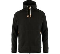 Fjällräven Herren Övik Fleece Hoodie Jacke, Black, XXL