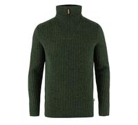 Fjällräven Herren Övik Half Zip Knit Sweatshirt, Deep Forest, L