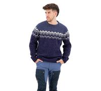 Fjällräven Herren Övik Knit Sweatshirt, Dark Navy/Mountain Blue, XXL