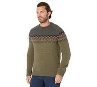 Fjällräven Herren Övik Knit Sweatshirt, Laurel Green/Deep Forest, M