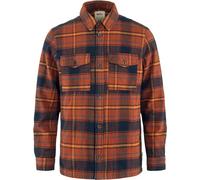 Fjällräven Herrenhemd Övik Lite Padded Shirt Autumn Leaf-Dark Navy XL
