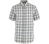 Fjällräven Övik Lite Kurzarmhemd L Chalk White / Dark Navy