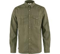 Fjällräven Herren Övik Travel LS Hemd, Green, S