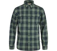 Fjällräven Herren Övik Travel LS Shirt, Dark Navy/Patina Green, XS