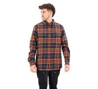 Fjällräven Herren Övik Twill Hemd, Autumn Leaf/Dark Navy, XS