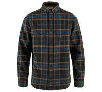 Fjällräven Herren Övik Twill Hemd, Dark Navy/Chestnut, XXL