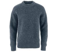 Fjällräven Herren Övik Waffle Knit Sweatshirt, Navy, XS