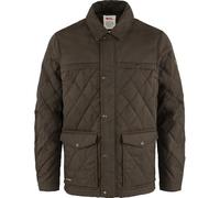 Fjällräven Herren Övik Wool Padded Jacke, Dark Olive, L