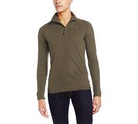 Fjällräven Herren Pine Half Zip Sweatshirt, Dark Olive, XS