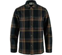 Fjällräven Singi Flannel Overshirt Men Dark Navy-Wood Brown (XXL)