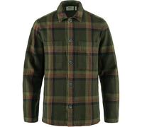 Fjällräven Herren Singi Flannel Overshirt, Deep Forest/Dark Navy, XS