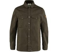 Fjällräven M Singi Overshirt Dark Olive, Größe XL - Herren G-1000® Hemd, Farbe Oliv