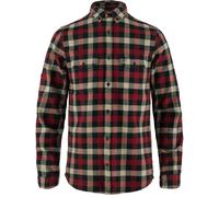 Fjällräven Herren Langarmhemd Skog Dark Navy/Red Größe L