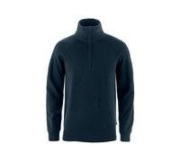 Fjällräven - Övik Lite Half Zip - Wollpullover, Gr. L, blau (DarkNavy)