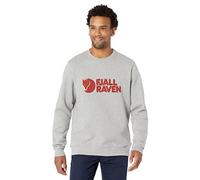 Fjällräven Logo Sweater Men grey melange - Größe S