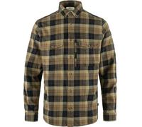 Fjällräven Värmland Heavy Flannel Shirt Men Dark Sand-Dark Navy (S)
