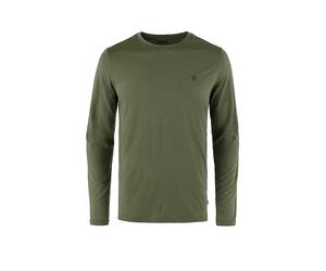 FJÄLLRÄVEN Herren Wandershirt Abisko Wool olive | M