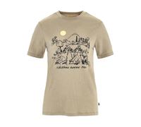 Fjällräven Hoja Lugnt Wool Damen T-Shirt braun L