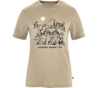 Fjällräven - Women's Hoja Lugnt Wool T-Shirt - Merinoshirt, Gr. XL, fossil (Fossil)