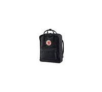 Fjällräven Kanken Black - Robuster Rucksack im klassischen Retro-Stil, 16L, Größe 16L, Farbe Schwarz