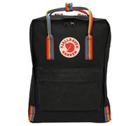 Fjällräven Kånken Rainbow Rucksack Schwarz, Mehrfarbig Vinylon