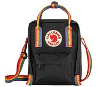 Fjällräven Kånken Rainbow Sling Slingbag schwarz, Nylon, Unisex, 7L