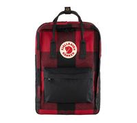 Rucksack Fjallräven Kanken 15 Inch Re-Wool Red Black