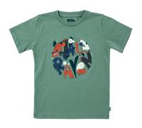 Fjällräven - Kid's Forest Findings T-Shirt - T-Shirt, Gr. 104, türkis (PatinaGreen)