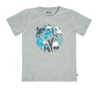 Fjällräven Forest Findings Kinder T-Shirts grau Größe 116 Lifestyle Hautfreundlich