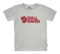 Fjällräven Kinder T-Shirt Fjällräven-Logo – Grau-Melange – Gr. 134