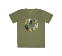 Fjällräven Kinder T-Shirt Logo Light Olive (Größe: 152) 152 grün