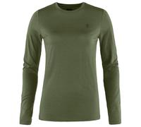 Fjällräven Damen Abisko Wool LS T-Shirt, Laurel Green, L