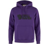 Fjällräven Logo Herren Hoodies lila Größe S Lifestyle Hautfreundlich