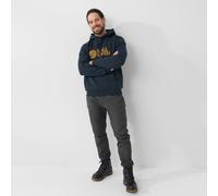 Fjällräven Kapuzenpullover Logo Herren Dunkelblau Größe L