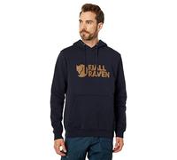 Fjällräven Logo Hoodie Men, XL, Dark Navy