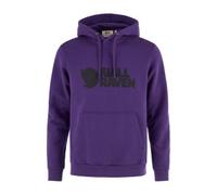 Fjällräven Logo Hoodie S dark violet