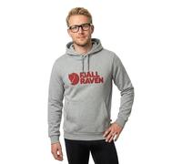 Fjällräven Logo Kapuzenpullover M Grey / Melange