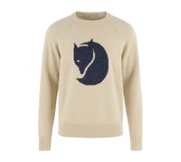 Fjällräven - Logo Knit Sweater - Wollpullover, Gr. XL, beige (LightBeige)