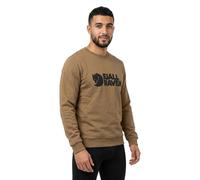 Fjällräven Logo Pullover S Wood Brown