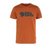Fjällräven Logo Kurzarm-t-shirt S Terracotta Brown