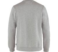 Fjällräven Logo Langarm-Sweater grau/rot - M