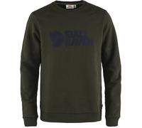 Fjällräven Logo Langarm-Sweater militärgrün/blau - S