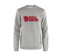 Fjällräven Logo Langarm-Sweater grau/rot - L
