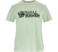 Fjällräven Damen Lush Logo T-Shirt, Soft Jade, XL