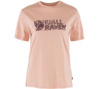 Fjällräven Lush Logo Damen T-Shirts Lifestyle Atmungsaktiv Größe S rosa