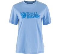 Fjällräven Lush Logo Damen T-Shirts Lifestyle Atmungsaktiv Größe XS blau