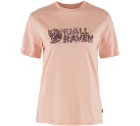 Fjällräven Lush Logo Damen T-Shirts rosa Größe XS Trekking Atmungsaktiv