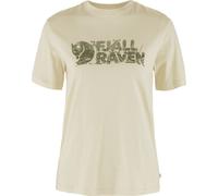 Fjällräven Damen-T-Shirt Lush Logo Chalk White Größe S