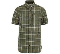 Fjällräven Men's Abisko Hike Shirt Short Sleeve Laurel Green-chalk White M